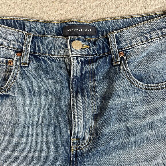 Aeropostale Barrel Jean Women 16 Wide Leg Denim Streetwear Loose Baggy 36x26 - Picture 4 of 16